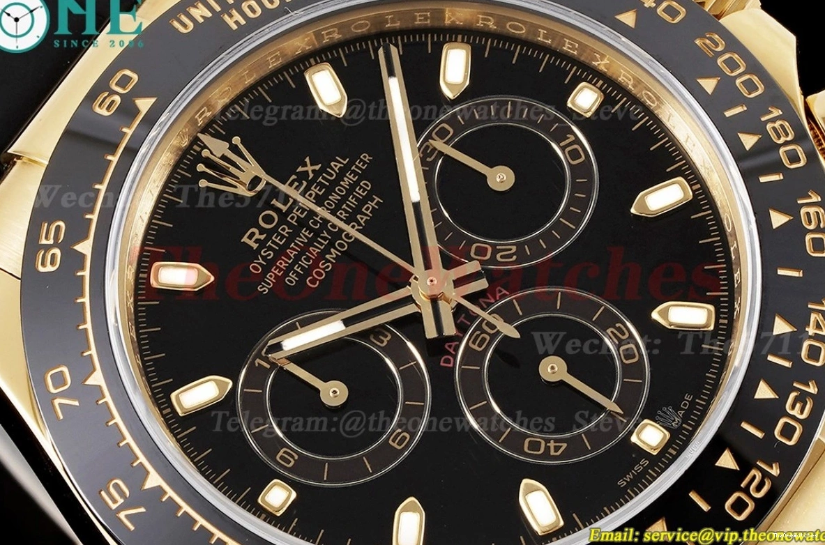 YG KING RU Daytona 116518 Dial 40mm Black SA4130 0323